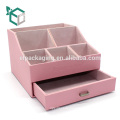 Benutzerdefinierte rosa starren Samt Karton Display-Box